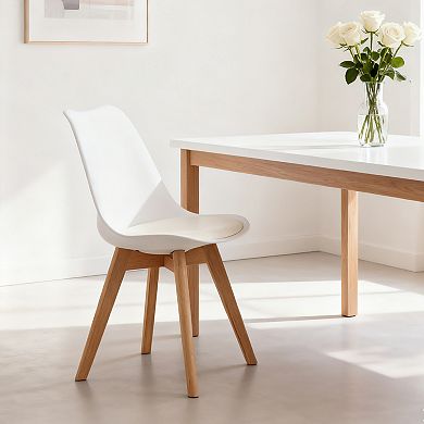 4 Pcs Dining Chairs Medieval Modern Style Dining Chairs for Kitchen and Dining Room