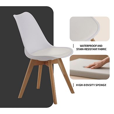 4 Pcs Dining Chairs Medieval Modern Style Dining Chairs for Kitchen and Dining Room