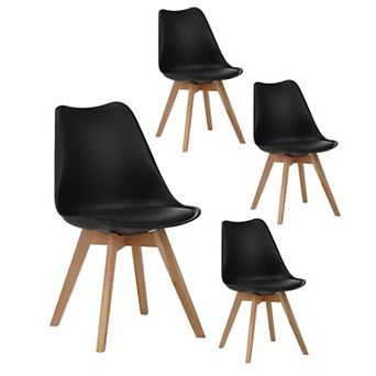 4 pc Dining Chairs Medieval Modern Style Dining Chairs for Kitchen and Dining Room