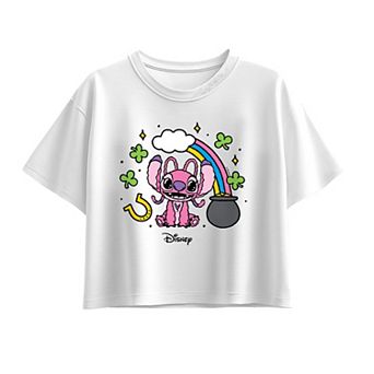 Girls Disney's Lilo & Stitch St. Patrick's Day Angel Graphic Tee