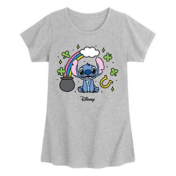 Girls 7-16 Disney's Lilo & Stitch St. Patrick's Day Stitch Graphic Tee