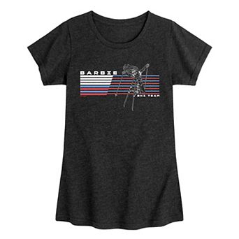 Girls 7-16 Barbie Ski Team Short Sleeve Graphic Tee
