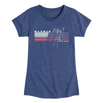 Girls 7-16 Barbie Ski Team Short Sleeve Graphic Tee