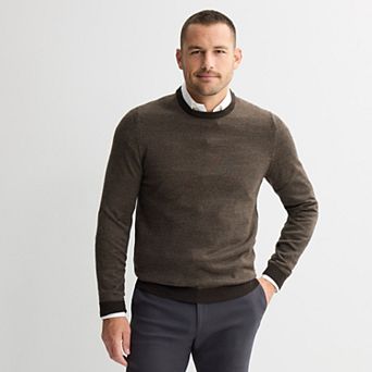 Men's Apt. 9® Long Sleeve Merino Crew Neck Sweater