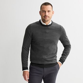Men's Apt. 9® Long Sleeve Merino Crew Neck Sweater