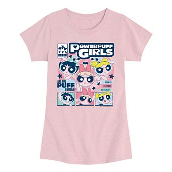 Girls 7-16 Powerpuff Girls Y2K Comic Cover Graphic Tee