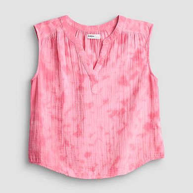 Women's Sonoma Goods For Life® Breezy Gauze Muscle Tank Top