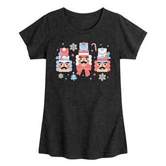 Girls Rock, Paper, Scissors Winter Nutcrackers Short Sleeve T-Shirt