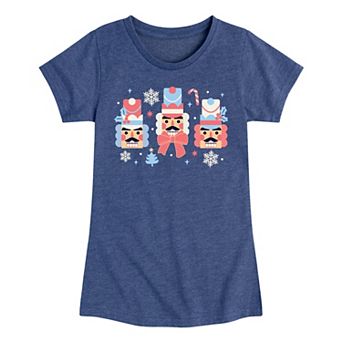 Girls 7-16 Rock, Paper, Scissors Winter Nutcrackers Graphic Tee