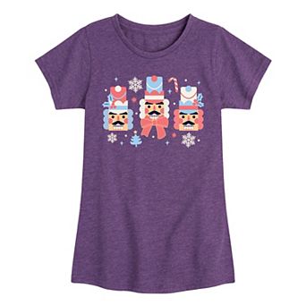 Girls 7-16 Rock, Paper, Scissors Winter Nutcrackers Graphic Tee