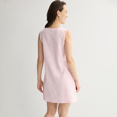 Women's Croft & Barrow® Textured Knit Sleepshirt