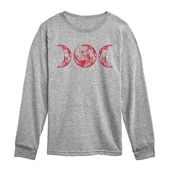Boys 8-20 Moon Long Sleeve Graphic Tee