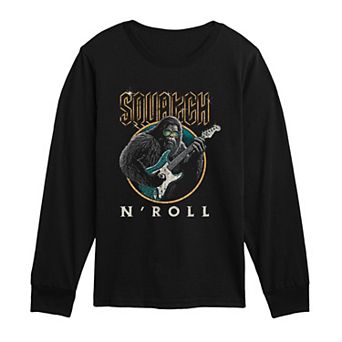 Boys 8-20 Squatch N' Roll Vintage Long Sleeve Graphic Tee