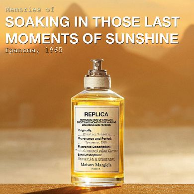 REPLICA' Chasing Sunsets Eau de Toilette with Mango and Sandalwood Travel Spray