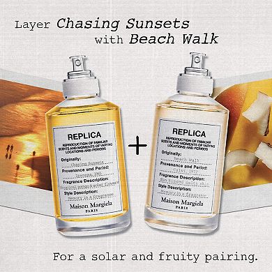 REPLICA' Chasing Sunsets Eau de Toilette with Mango and Sandalwood Travel Spray