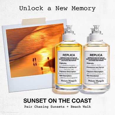 REPLICA' Chasing Sunsets Eau de Toilette with Mango and Sandalwood Travel Spray