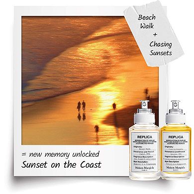 REPLICA' Chasing Sunsets Eau de Toilette with Mango and Sandalwood Travel Spray