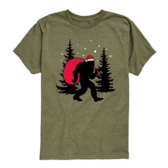 Boys 8-20 Sasquatch Santa Graphic Tee