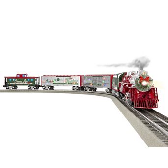 Lionel Christmas Light Express Electric O Gauge Train Set with Bluetooth & Remote