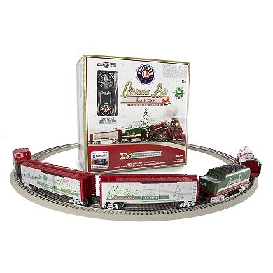 Lionel Christmas Light Express Electric O Gauge Train Set with Bluetooth & Remote