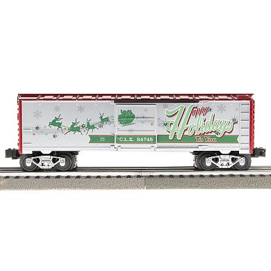 Lionel Christmas Light Express Electric O Gauge Train Set with Bluetooth & Remote