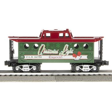 Lionel Christmas Light Express Electric O Gauge Train Set with Bluetooth & Remote