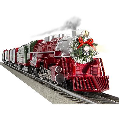 Lionel Christmas Light Express Electric O Gauge Train Set with Bluetooth & Remote