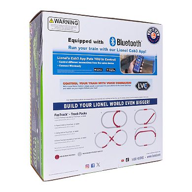 Lionel Area 51 UFO Recovery Bluetooth Electric O Gauge Freight Train Set with Remote