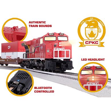 Lionel CPKC Maxi Stack Bluetooth Electric O Gauge Train Set with Remote