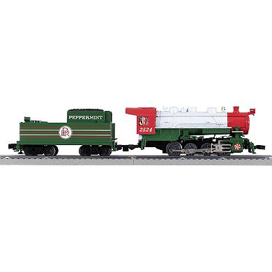Lionel Peppermint Railroad Bluetooth Electric O Gauge Train Set