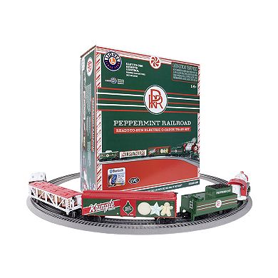 Lionel Peppermint Railroad Bluetooth Electric O Gauge Train Set