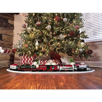 Lionel Winter Wonderland LionChief Electric O Gauge Bluetooth Train Set with Remote