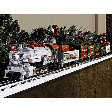 Lionel Winter Wonderland LionChief Electric O Gauge Bluetooth Train Set with Remote