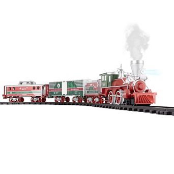 Lionel North Pole Express Battery O Gauge Train Set with Remote & Smoke Effects