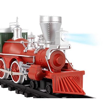Lionel North Pole Express Battery O Gauge Train Set with Remote & Smoke Effects