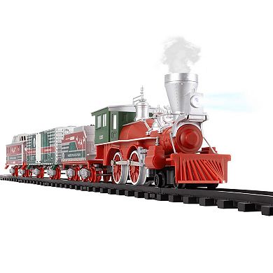 Lionel North Pole Express Battery O Gauge Train Set with Remote & Smoke Effects