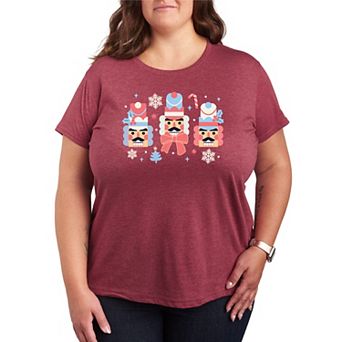 Plus Size Nutcrackers Short Sleeve Graphic Tee