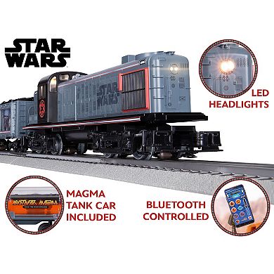 Disney's Star Wars Empire RS-3 LionChief Freight Electric Train Set with Bluetooth 5.0