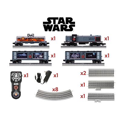 Disney's Star Wars Empire RS-3 LionChief Freight Electric Train Set with Bluetooth 5.0