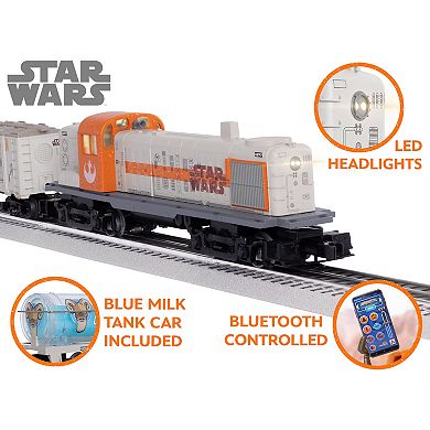 Disney's Star Wars Rebel RS-3 LionChief Freight Electric Train Set with Bluetooth 5.0
