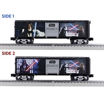 Lionel Disney's Star Wars Illuminated Boxcar Darth Vader & OBI-Wan Kenobi