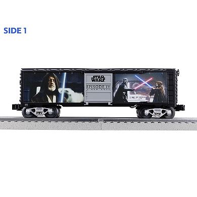 Lionel Disney's Star Wars Illuminated Boxcar Darth Vader & OBI-Wan Kenobi