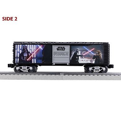 Lionel Disney's Star Wars Illuminated Boxcar Darth Vader & OBI-Wan Kenobi