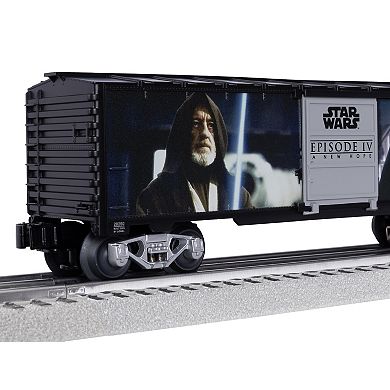 Lionel Disney's Star Wars Illuminated Boxcar Darth Vader & OBI-Wan Kenobi