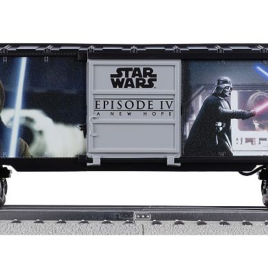 Lionel Disney's Star Wars Illuminated Boxcar Darth Vader & OBI-Wan Kenobi