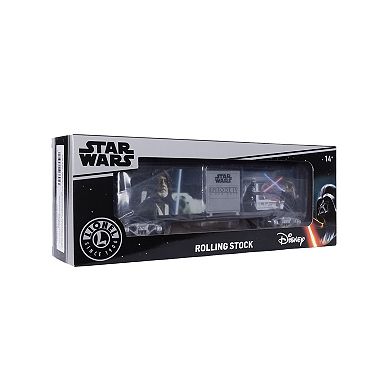 Lionel Disney's Star Wars Illuminated Boxcar Darth Vader & OBI-Wan Kenobi