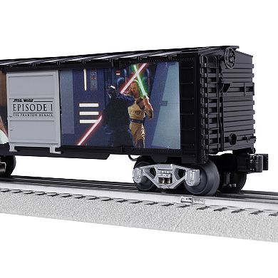 Disney's Star Wars Illuminated Boxcar Darth Maul & Qui-Gon Jin Model Train