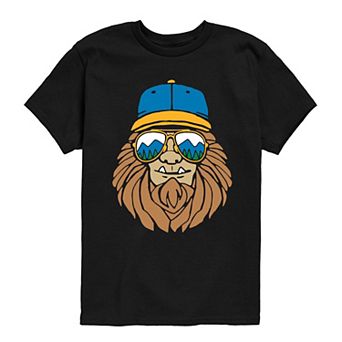 Boys 8-20 Sasquatch Hat & Sunglasses Graphic Tee