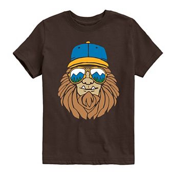Boys 8-20 Sasquatch Hat & Sunglasses Graphic Tee