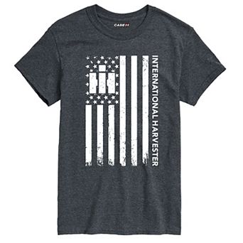Men's Case IH Distressed U.S.A Flag Graphic Tee
